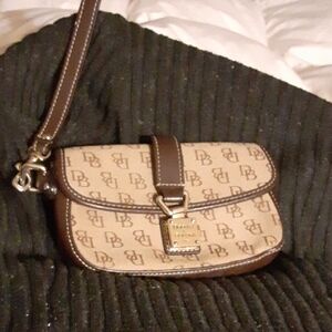Dooney & Bourke Brown and Cream